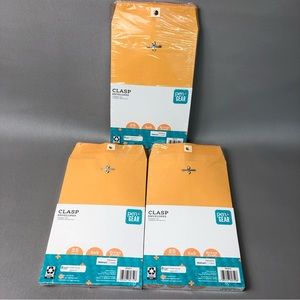 Pen+Gear 6” x 9” Clasp Envelopes Brown Kraft Gummed